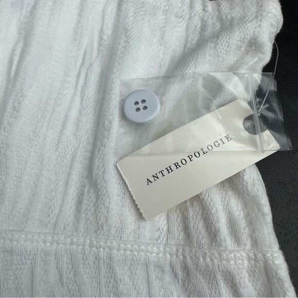 Maeve Callie Tank Top White side buttons - Picture 7 of 10